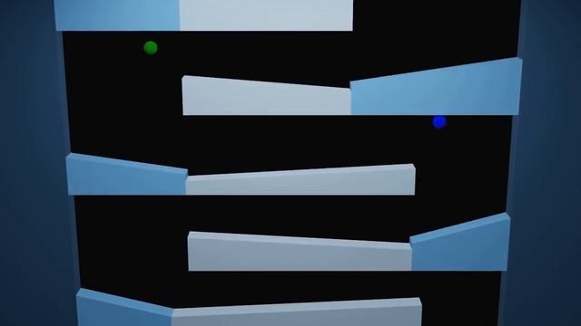 Гонка Шариков / Зеленый против Синего / Marble Race / Blender Animation / Анимация № 11 / смотреть онлайн