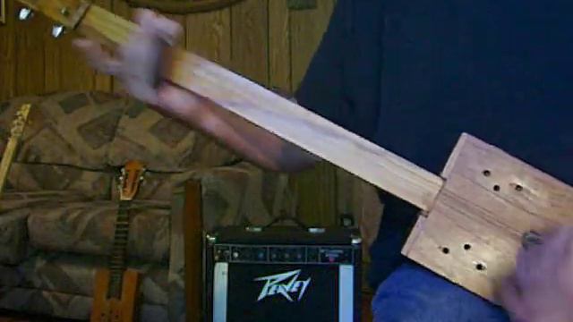 Homemade CIGAR BOX GUITAR 3 String Fretless Slide Guitar Blues Rock Rhythm Riffs CBG смотреть онлайн