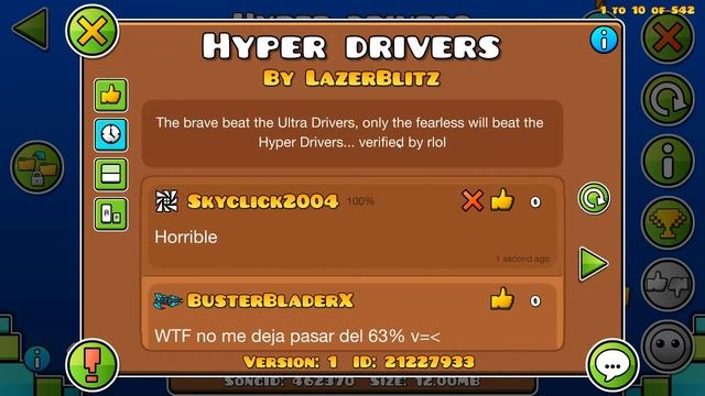 (144hz) Hyper Drivers by LazerBlitz 100% complete (Insane Demon) смотреть онлайн