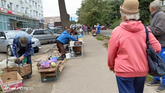 город Коломна улица Малышева, Стихийный рынок Афганский... Как Вам? смотреть онлайн