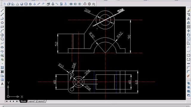 AutoCAD - Convert 2D to 3D _ [1/2] (Toolbars) смотреть онлайн