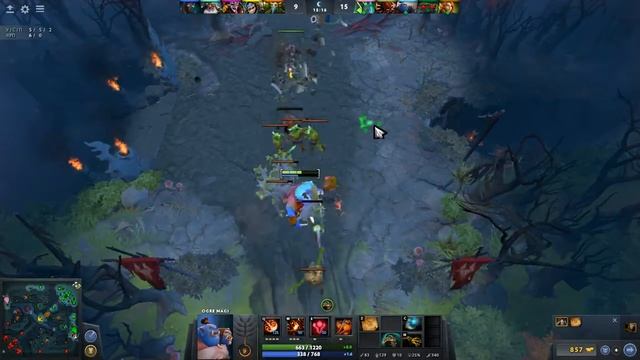 Dota 2 (Учимся играть): Режим (All pick) - Игра за Ogre Magi смотреть онлайн