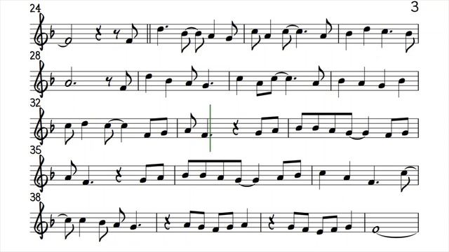 Was I Dreamin' Flute Violin Sheet Music Backing Track Play Along Partitura Cascades