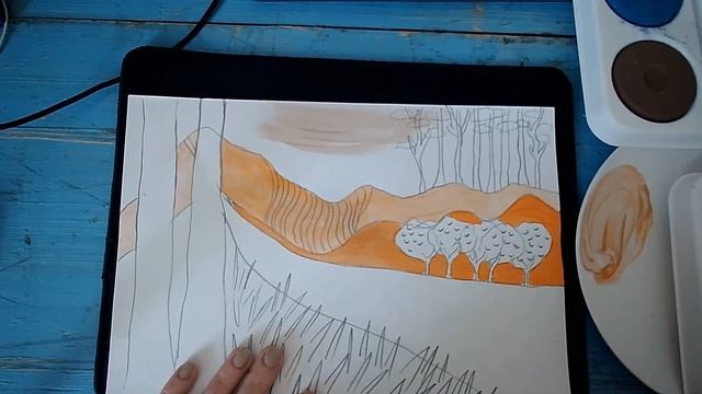 S1 Hockney style landscape part 2 смотреть онлайн