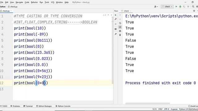 TYPE CASTING IN PYTHON (PART 3) | TYPE CONVERSION IN PYTHON | WHAT IS TYPE CASTING смотреть онлайн