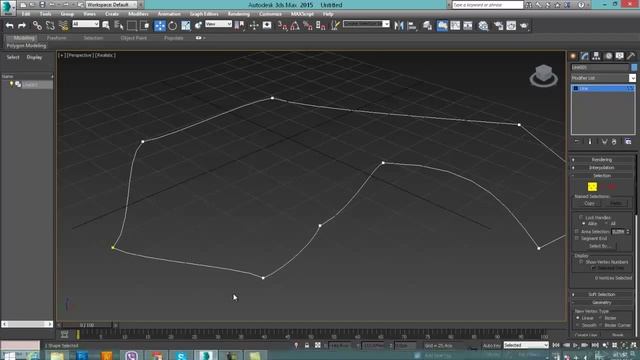 3ds Max для начинающих урок 16 ( Line ) смотреть онлайн