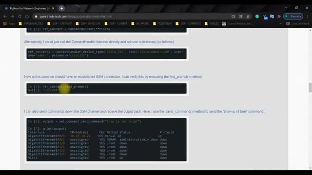 POR QUE AUTOMATIZAR A SUA REDE COM PYTHON [Tutorial NETMIKO Python3 2021] смотреть онлайн
