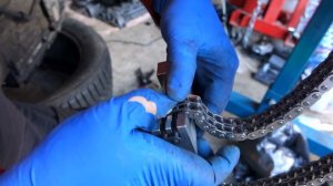 Mercedes W164 OM642 3.0 V6, Замена цепи #3