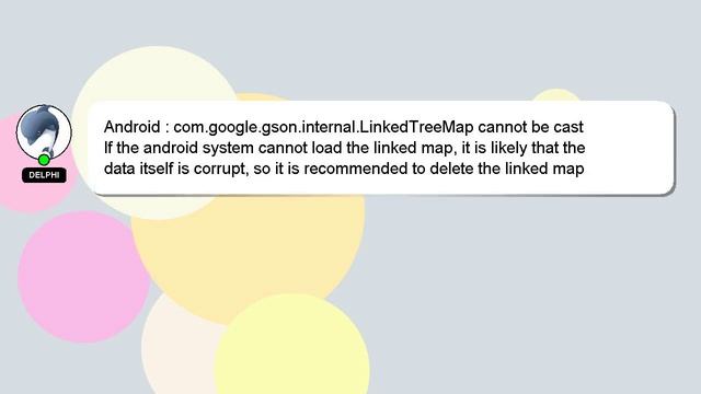 Android : com.google.gson.internal.LinkedTreeMap cannot be cast смотреть онлайн