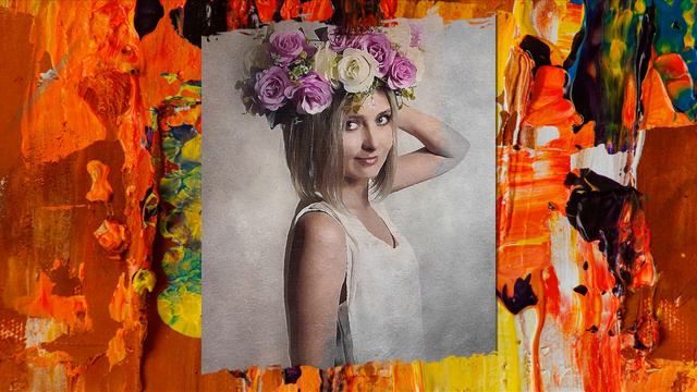 Картина маслом к юбилею любимой художницы. смотреть онлайн