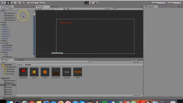 Unity 2D Game Design Tutorial 27 - Adding a UI to display the score смотреть онлайн