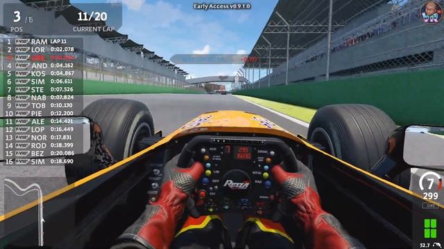 AUTOMOBILISTA 2 Gameplay | Formula V10 At Interlagos