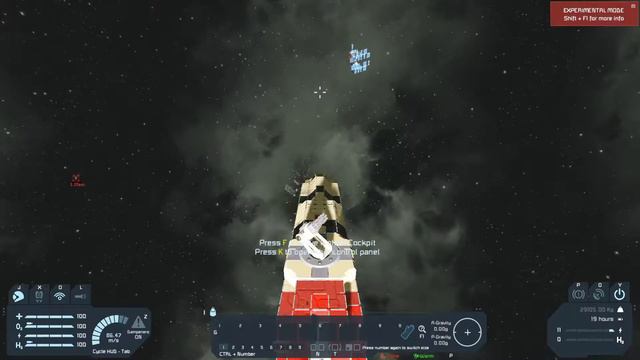 I made a finger Ship and used it against Ai - Space Engineers смотреть онлайн