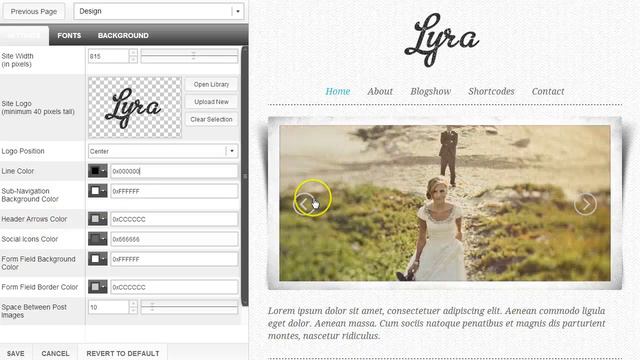 Lyra blog- Design tab смотреть онлайн