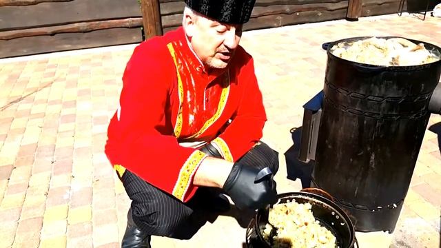 КУБАНСКИЙ БОРЩ НА ДРОВАХ В КАЗАНЕ РЕЦЕПТ ПРИГОТОВЛЕНИЯ СЮФ КРАСНОДАРСКИЙ смотреть онлайн