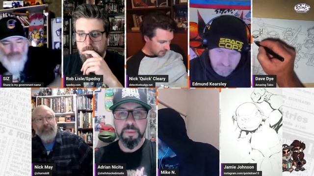 Friday Drink & Draw ep 102 - TMNT!!!! смотреть онлайн