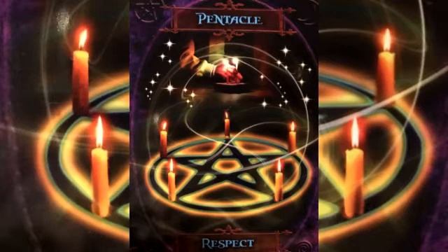 Witches Wisdom Oracle Cards описание колоды. Карта:"Уважение пентакля" смотреть онлайн