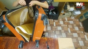 Замена молнии на чемодане