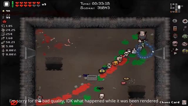 The binding of isaac Afterbirth+ | Azazel + Chaos Card VS Delirium смотреть онлайн
