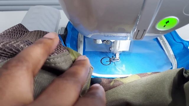 How to Embroider: How to Embroider a Backpack on a Single Needle Embroidery Machine/ Brother PE800 смотреть онлайн