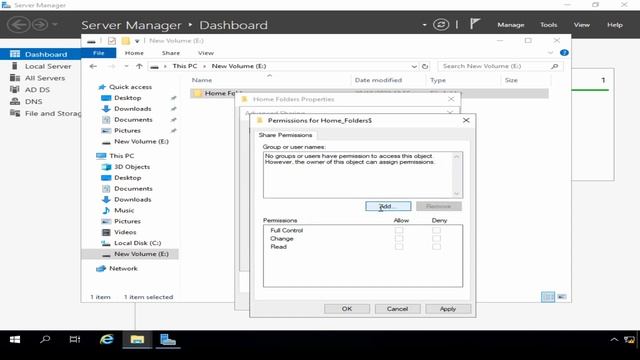 How To Create User Home Folders | Home Directories - Windows Server 2019 смотреть онлайн