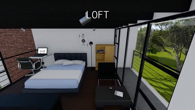 4x5.5 meters Modern Loft Design : Minimalist design : Budget house смотреть онлайн