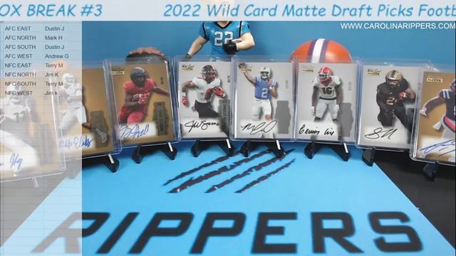 MORE FIRE GREAT SET! 2022 Wild Card Matte Draft Picks Football Hobby DIVISIONAL BOX BREAK #3 смотреть онлайн