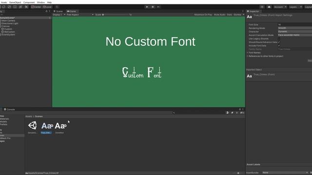 Unity Tutorial : How to Import a Custom Font into Unity смотреть онлайн