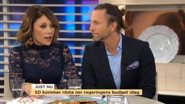 Sverigedemokraternas Mattias Karlsson (SD) nyhetsmorgon