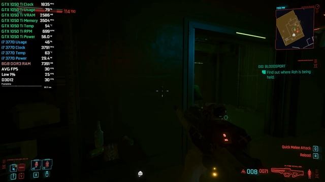 Cyberpunk 2077 - Patch 1.5 - GTX 1050 Ti - i7 3770 - 8GB RAM - Optimal Settings смотреть онлайн