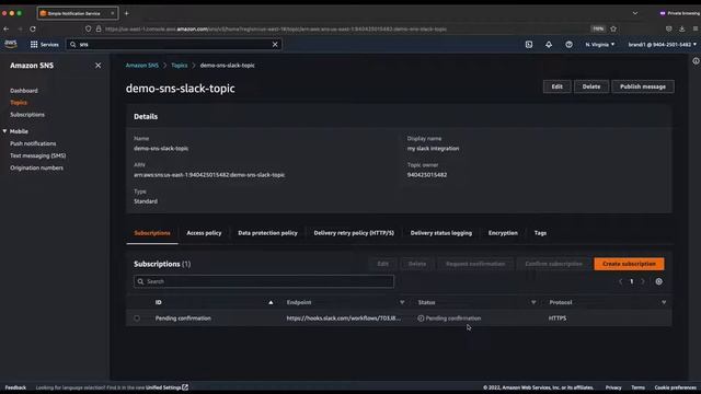 AWS SNS with Slack WITHOUT AWS Lambda смотреть онлайн
