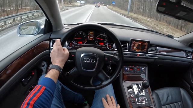 ТЕСТ ДРАЙВ 17 ЛЕТНЕГО АУДИ А8 Д33.2 260л.с.ОБЗОРДИЗАЙНПОВВОЖДЕНИЕ ОТ ПЕРВОГО ЛИЦА