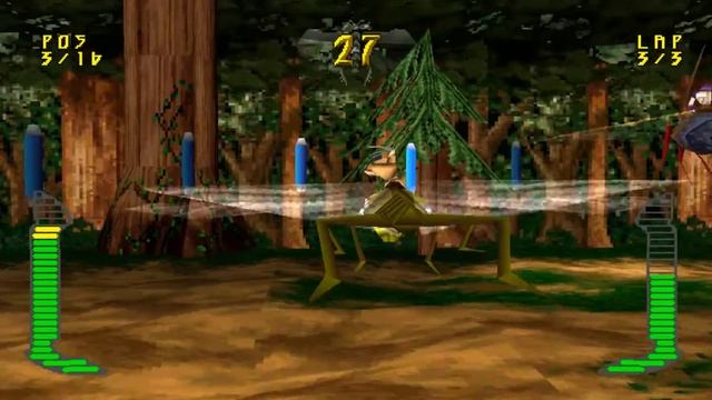 Bug Riders PS1 Easy Playthrough - This Is A Weird Freaking Racing Game смотреть онлайн