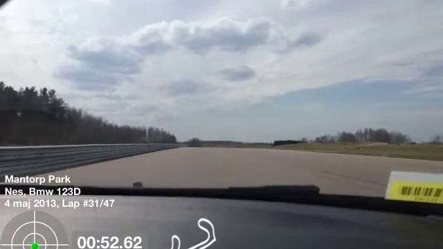 Bmw 123D - Ett Varv På Mantorp - 2013-05-04