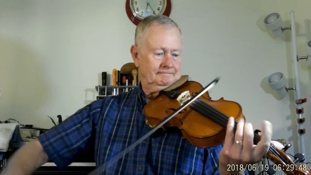 Dragin The Bow Played On A Gliga Violin