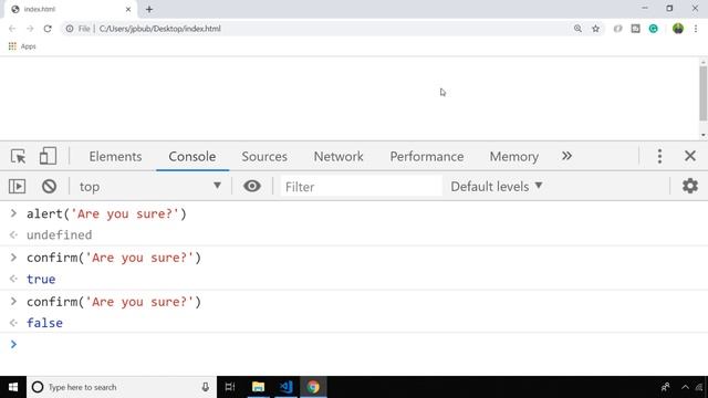 How To Alert In JavaScript With Yes / No смотреть онлайн