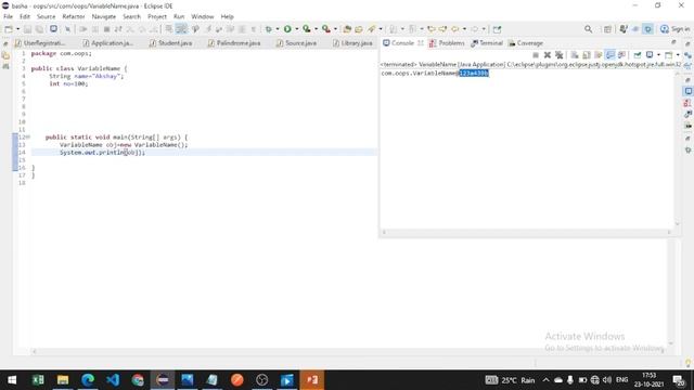 java toString Method | oops | смотреть онлайн
