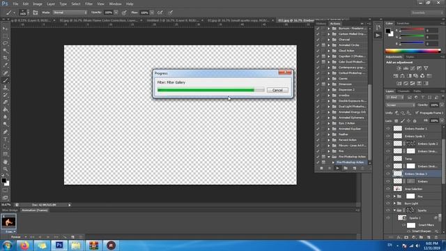 Tutorial Fire Light Photoshop Action - Free Download смотреть онлайн