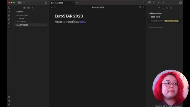 Taking Notes For Work With Obsidian