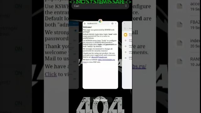 TUTORIAL MENGHUBUNGKAN FILE.PHP DI ANDROID APK KSWEB смотреть онлайн