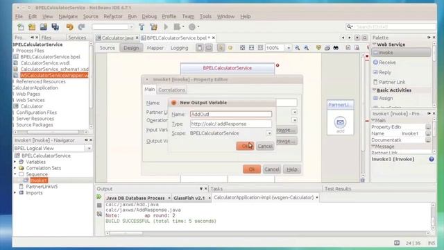 1.2. Creating a BPEL process (2/3) смотреть онлайн