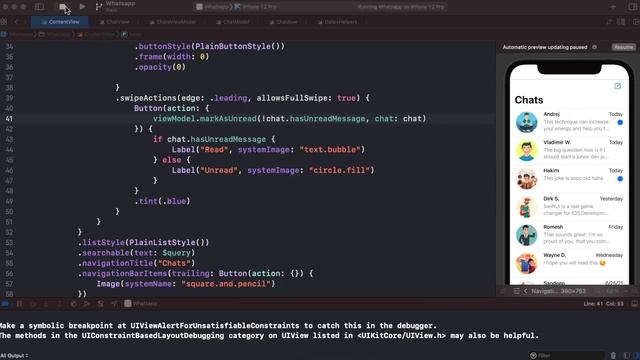 Chat App using SwiftUI - [Speed Code] смотреть онлайн