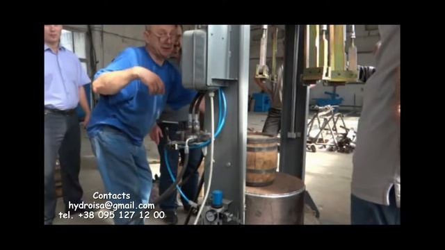 Пресс для изготовления деревянных бочек смотреть онлайн