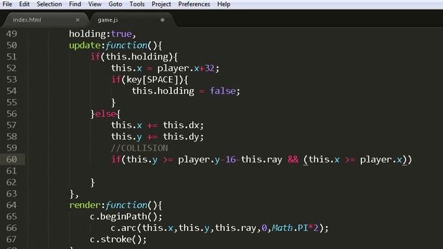 [Html5/Javascript] Breakout tutorial #3 смотреть онлайн