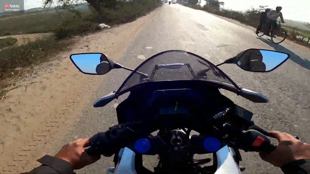 Yamaha R15M 2023 Model Ride Review - New Colour TFT Display Mileage Top Speed Dual ABS TCS Detailed смотреть онлайн