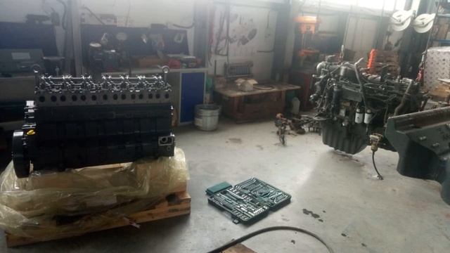 Ремонт,замена двс. Гусеничный трактор Challenger MT765E смотреть онлайн