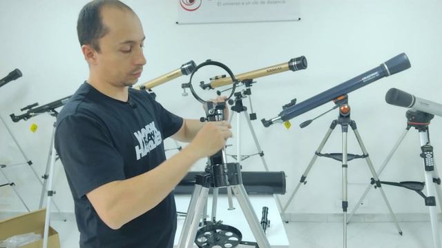 ⭐ Como armar 🛠configurar instalar 🔭Telescopio Celestron Powerseeker 114 EQ 🪐 21045 - Tutorial ✅ смотреть онлайн