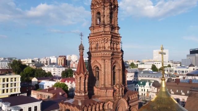 Колокольня Богоявленского Собора с храмом смотреть онлайн