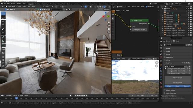 Photorealistic Lighting in Interior Design (Blender Tutorial) смотреть онлайн
