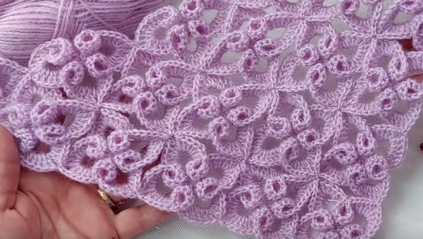 ШАЛЬ мотивами , ОЧЕНЬ красиво , вязание крючком смотреть онлайн